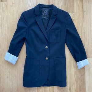 Aritzia Talula Navy Blue Blazer